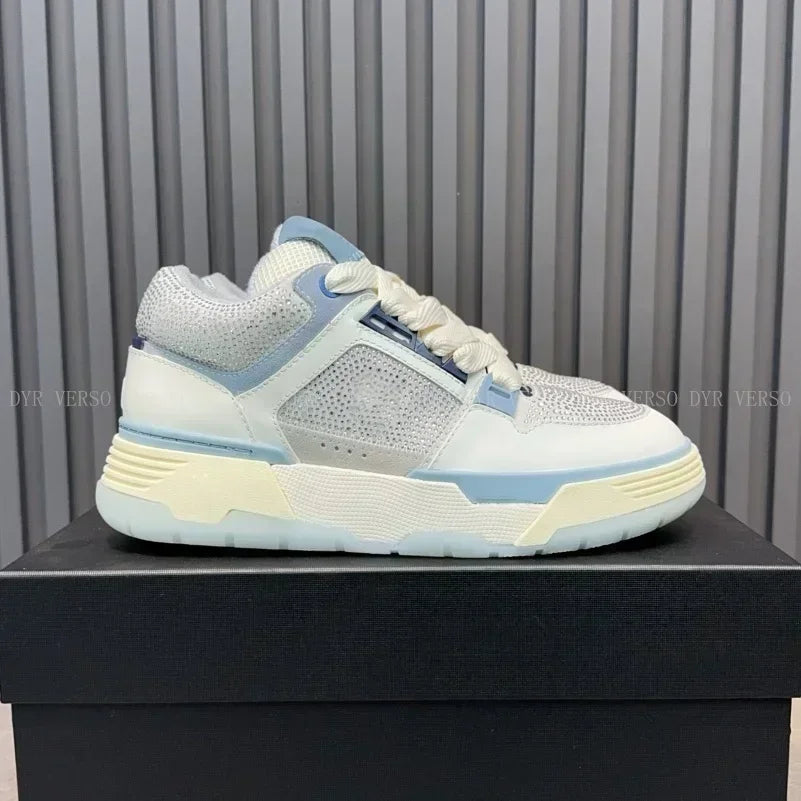 Crystal Studded Platform Sneakers – Size 35-46