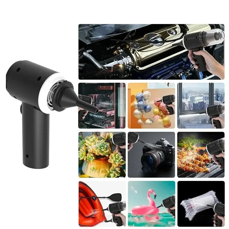 Car Vacuum Cleaner – Portable Wireless & Powerful Suction