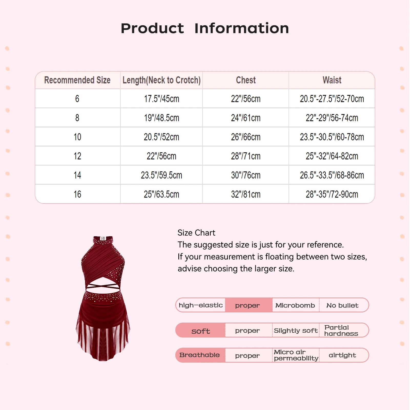 Girls Ballet Leotard Dance Costume