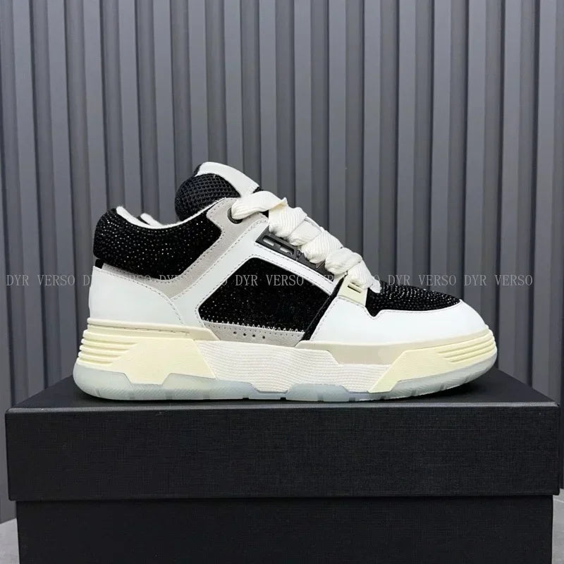 Crystal Studded Platform Sneakers – Size 35-46