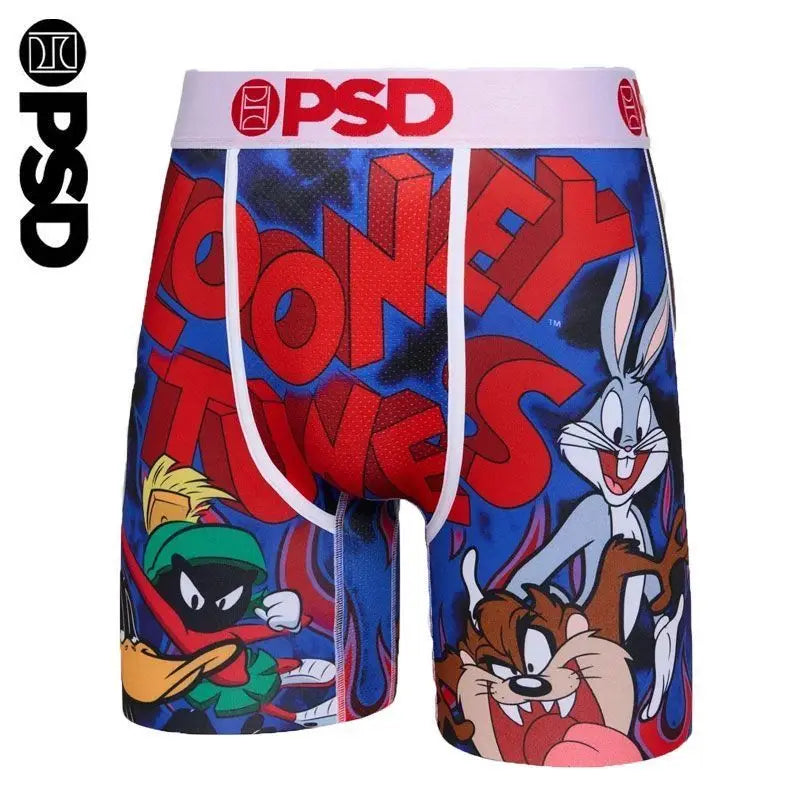 1Pcs Men Underwear PSD Boxers Breathable Underpants Swimming Sexy Man Plus Size Men Boxers Trunks S-2XL Men Panties Boxer Briefs