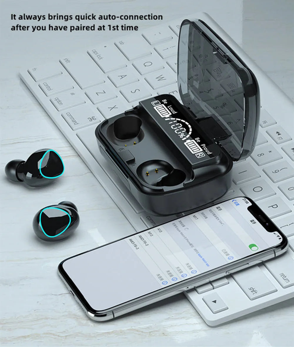 M10 Wireless Earbuds with Power Bank