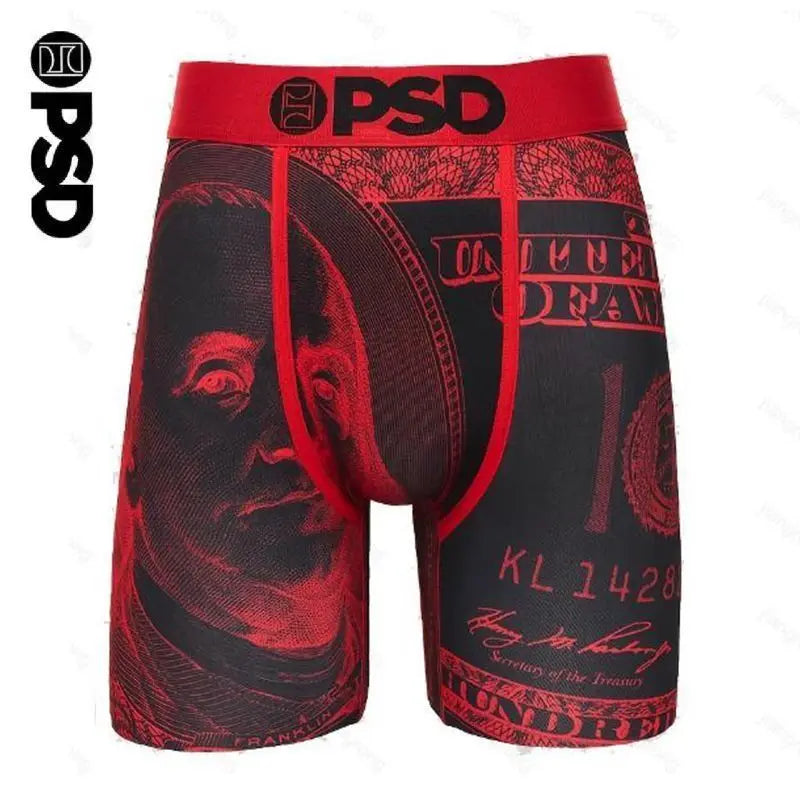 1Pcs Men Underwear PSD Boxers Breathable Underpants Swimming Sexy Man Plus Size Men Boxers Trunks S-2XL Men Panties Boxer Briefs