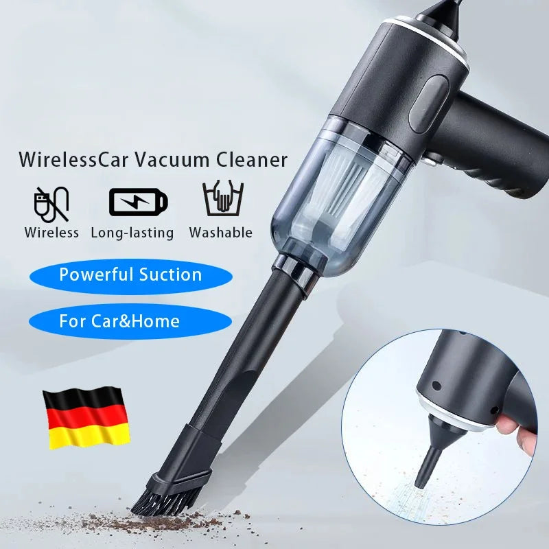 Car Vacuum Cleaner – Portable Wireless & Powerful Suction