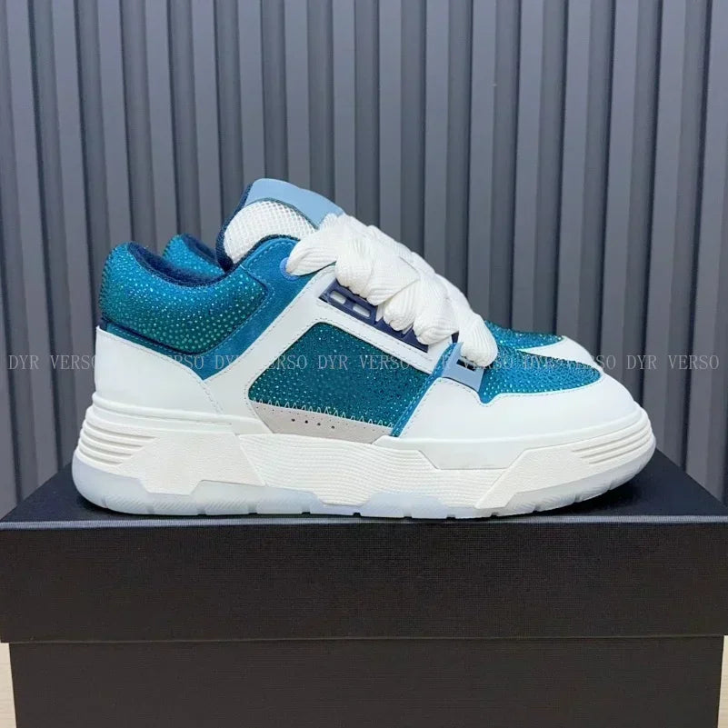 Crystal Studded Platform Sneakers – Size 35-46